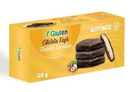 Dr. Gluten Çikolata Kaplı Fındıklı Kurabiye
